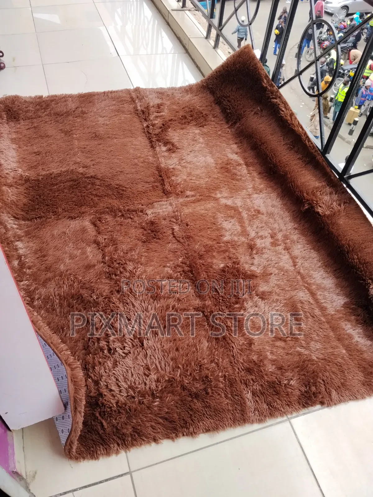 Quality Fluffy Carpet Available in All Colours, 5 by 8