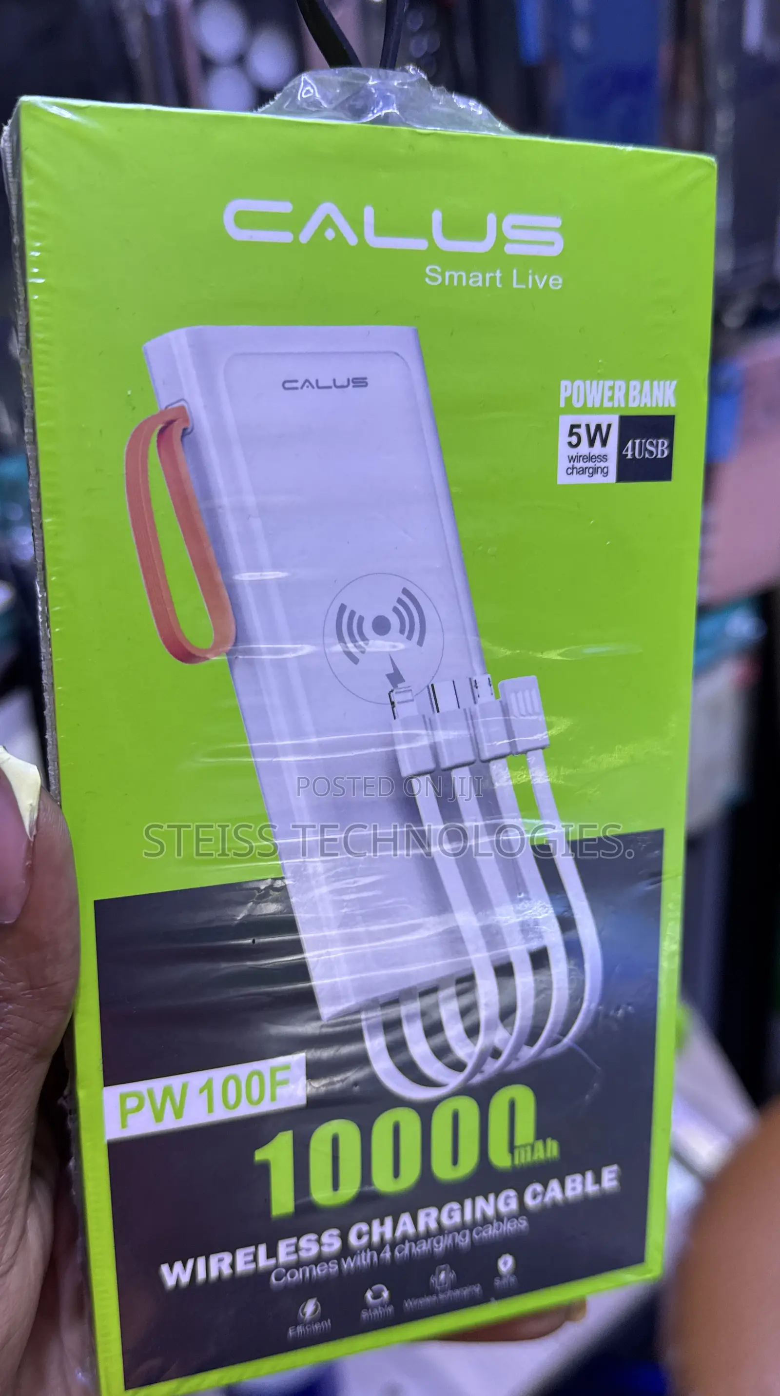 Calus Wireless 10000mah Powerbank