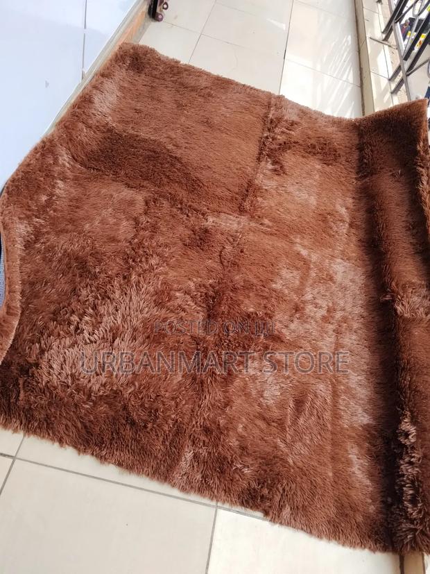 Warm Soft Fluffy Carpet 5x8 Feet - main view