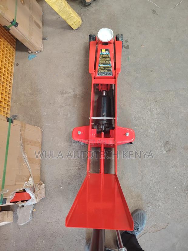 Controlled Raising Lowering Trolley Jack Truck Machine 10tns - thumbnail 2