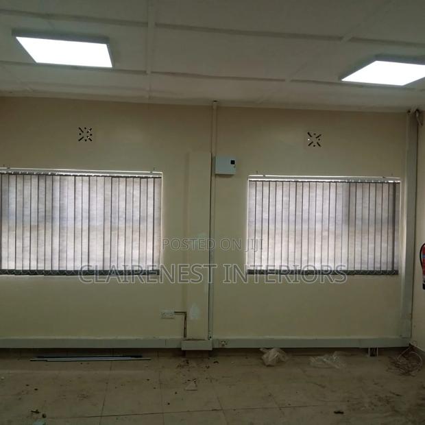 Light Grey Let in Light Your Way, Vertical Office Window Blinds - thumbnail 2