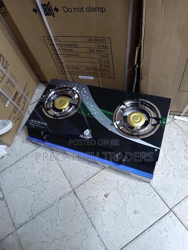 Nunix 2 Burner Table Top Gas Cooker - thumbnail 2