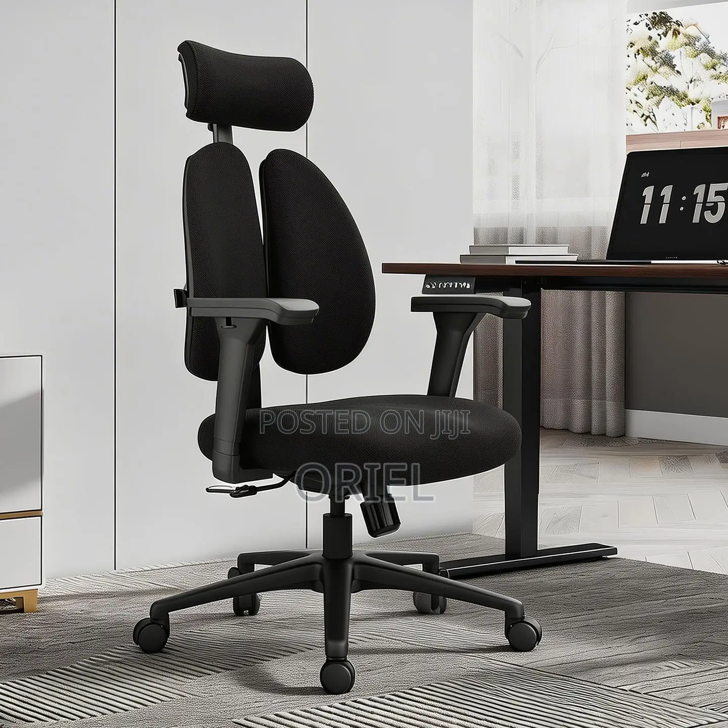 Office Chair : Lumbar Support Ergonomic Office Chair
