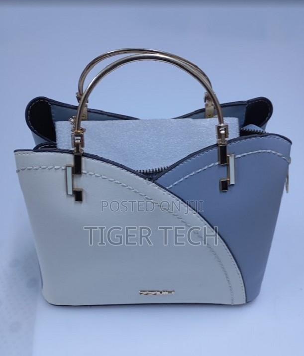 Blue/White Color Mini Tassel Crossbody Ladies Bag