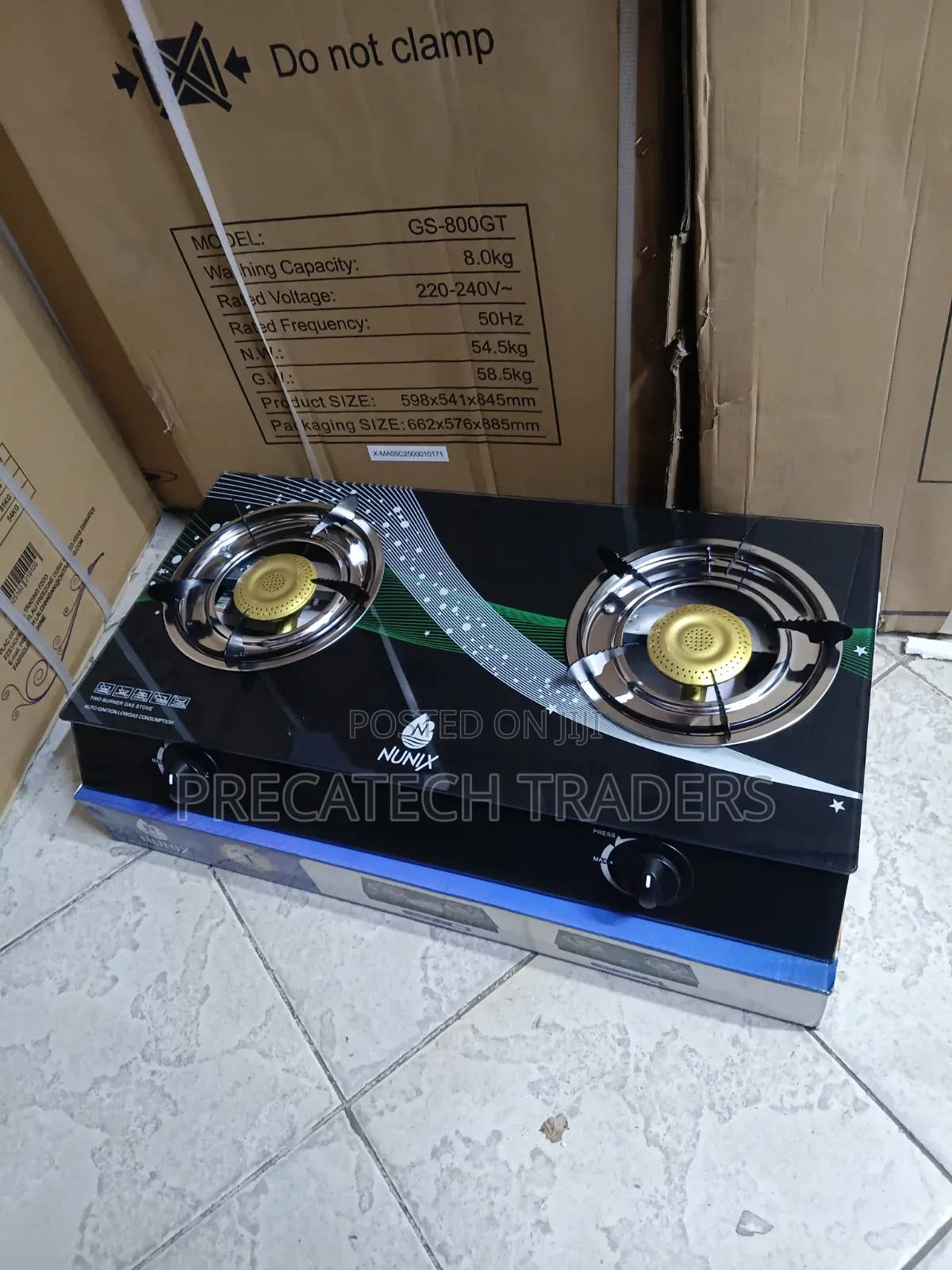 Nunix Glass Top Cooking Gas Stove