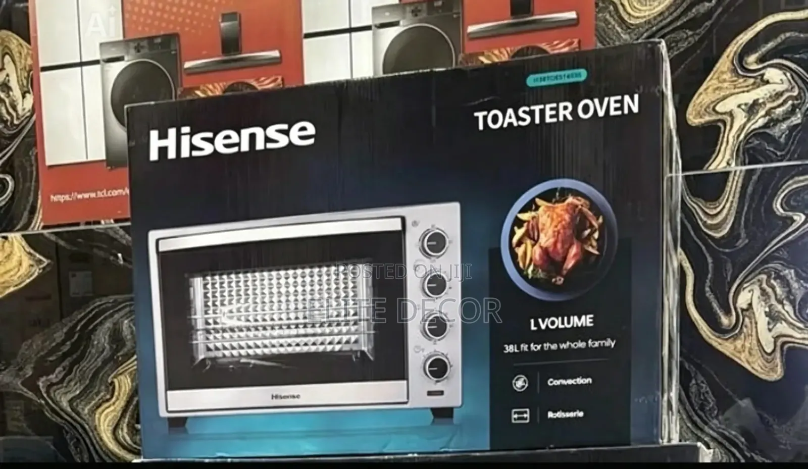 Hisense 38L Electric Commercial Toaster Oven – 1800W Convection