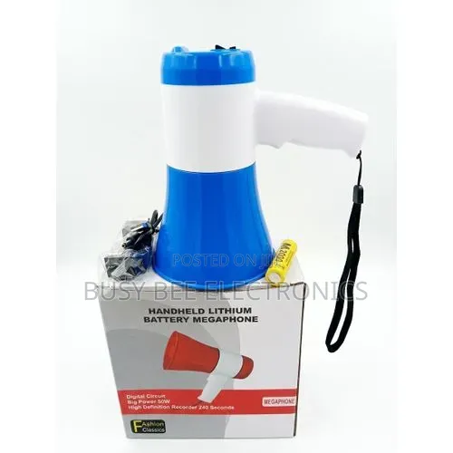 Handheld Lithiud Battery Megaphone