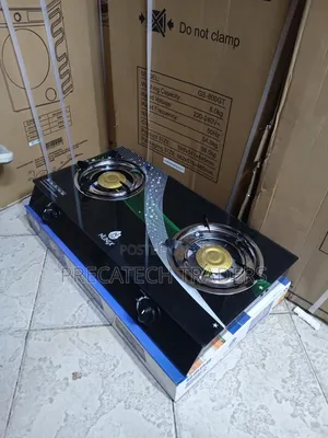 Nunix 2 Burner Gas Cooker With Brass Burners