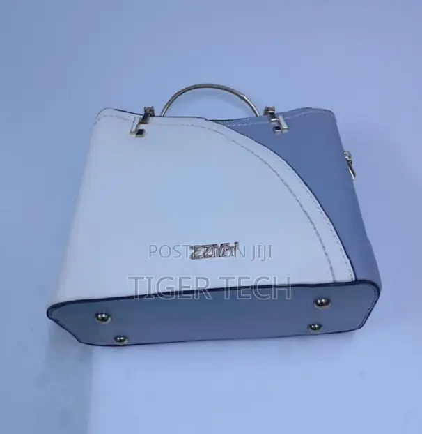 Blue/White Color Mini Tassel Crossbody Ladies Bag