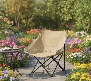 Camping Chair: Durable Black Low Mid Back Hiking Chair