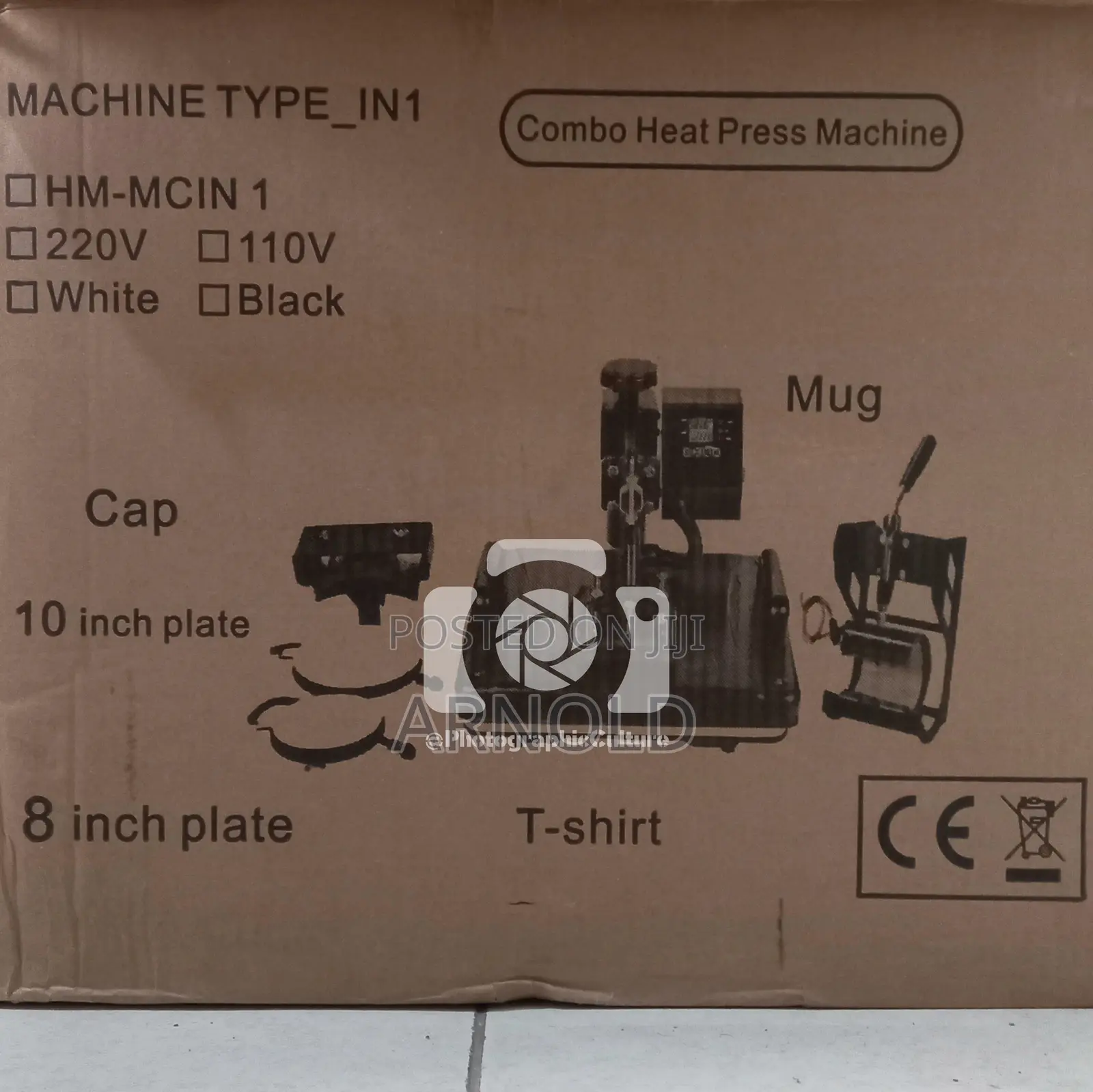 8in1 Combo Heat Press Machine
