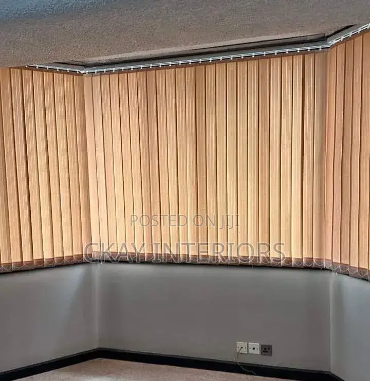Straight and Cornered Window Vertical Office Blinds