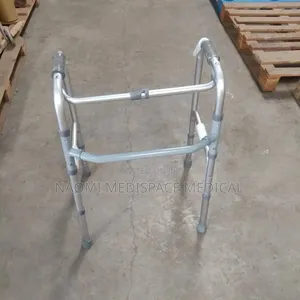 Foldable Walker Without Wheels-Height Adjustable