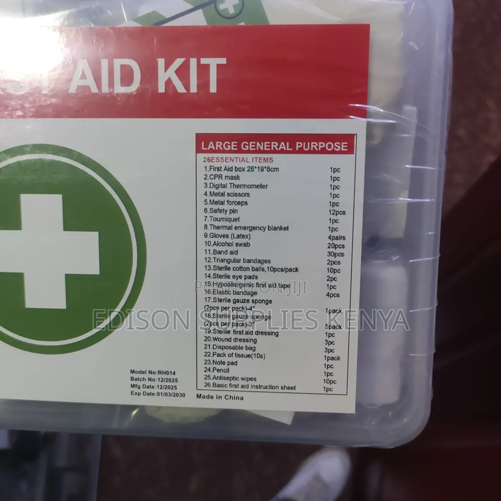First Aid Kit 26Pcs Sets Safety Factory Emergency PREMIUM FirstAid Box