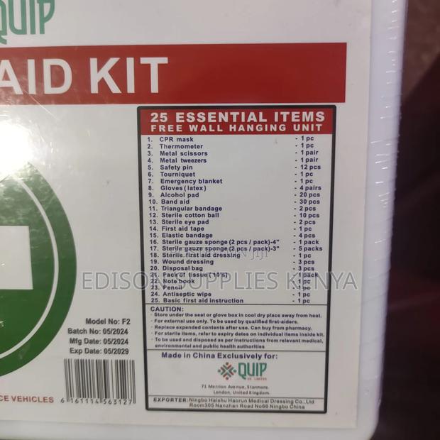 First Aid Kits 25Pcs Sets Quip UK Safety Factory Emergency PREMIUM - thumbnail 5