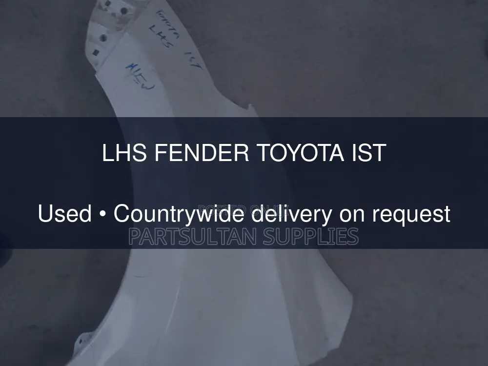 LHS Fender Toyota Ist