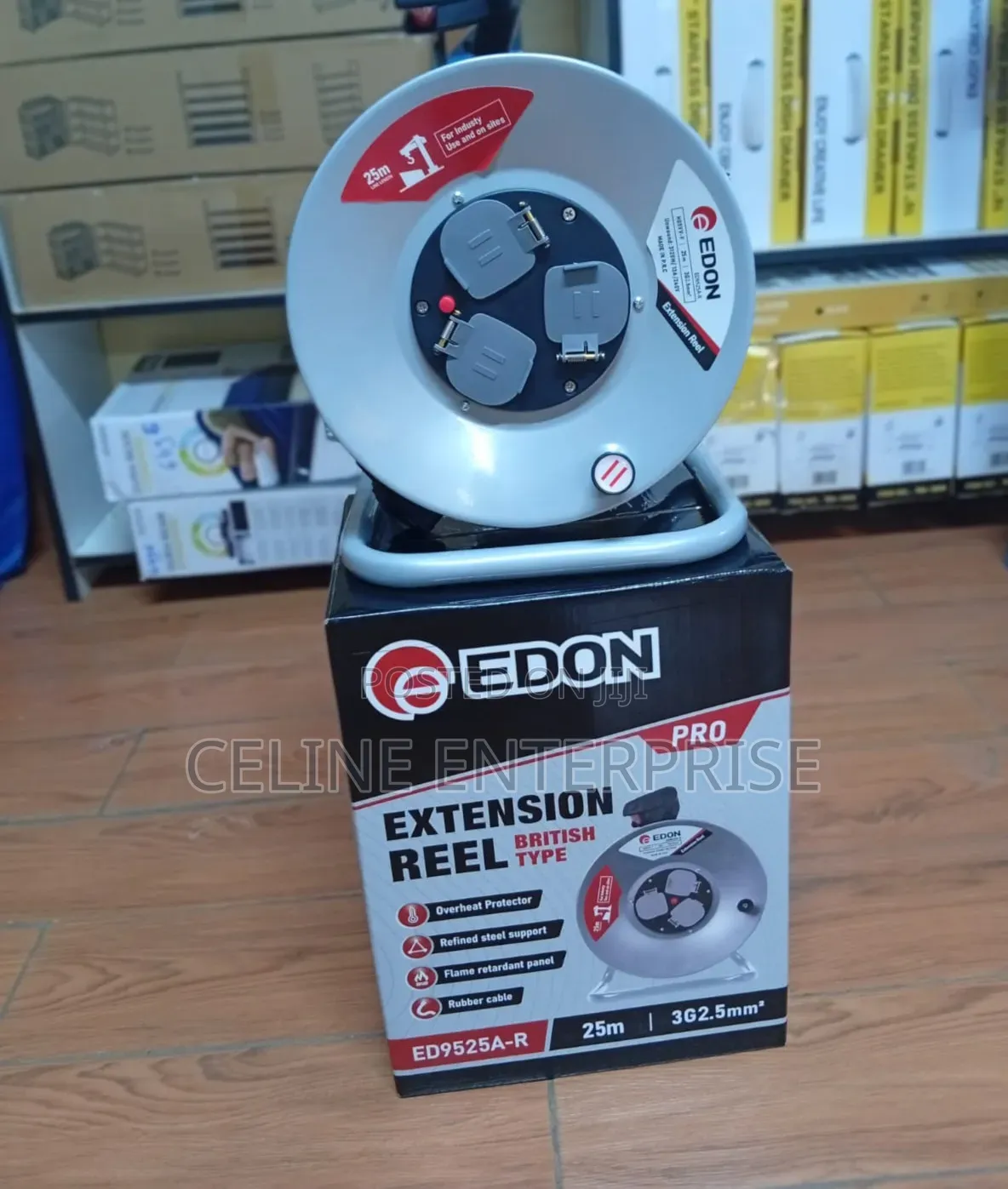 Edon Pro 25M Extension Cable Reel