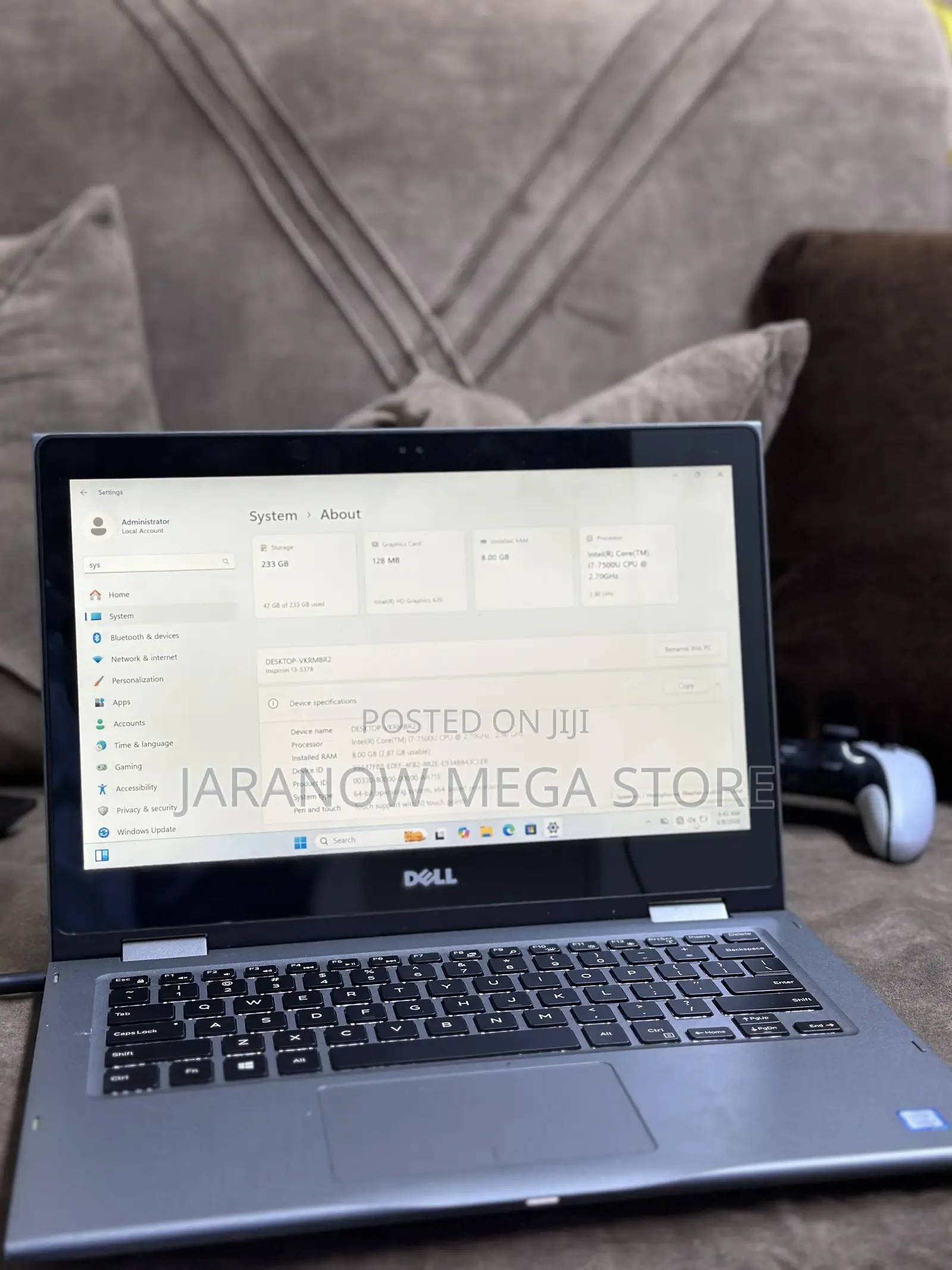 Laptop Dell Inspiron 13 5378 8GB Intel Core i7 SSD 256GB