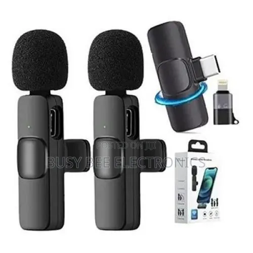  Dual Wireless Lapel Microphone