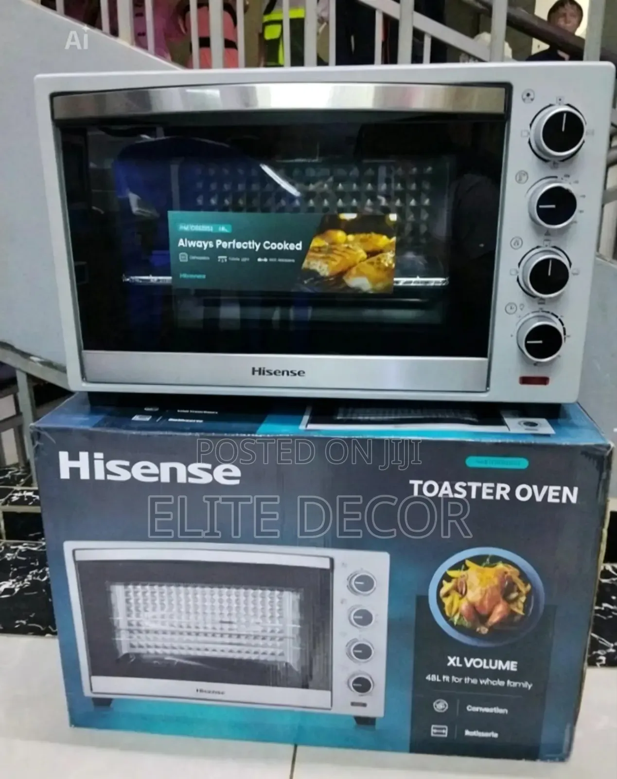 Hisense 48L Electric Commercial Toaster Oven – Convection Fan