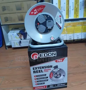 Edon 25M Heavy-Duty Extension Cable Reel