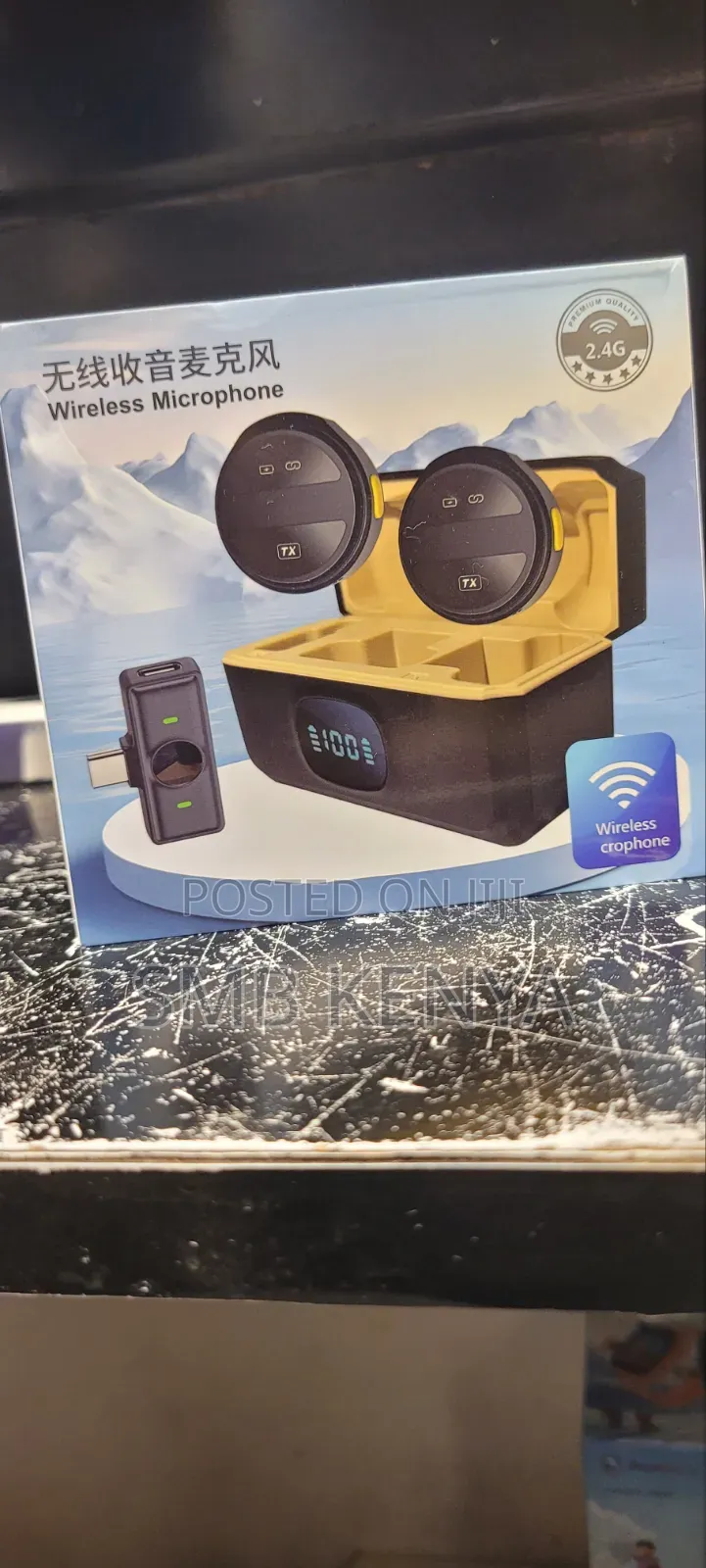 Professional Dual Wireless Microphone for Video Recording