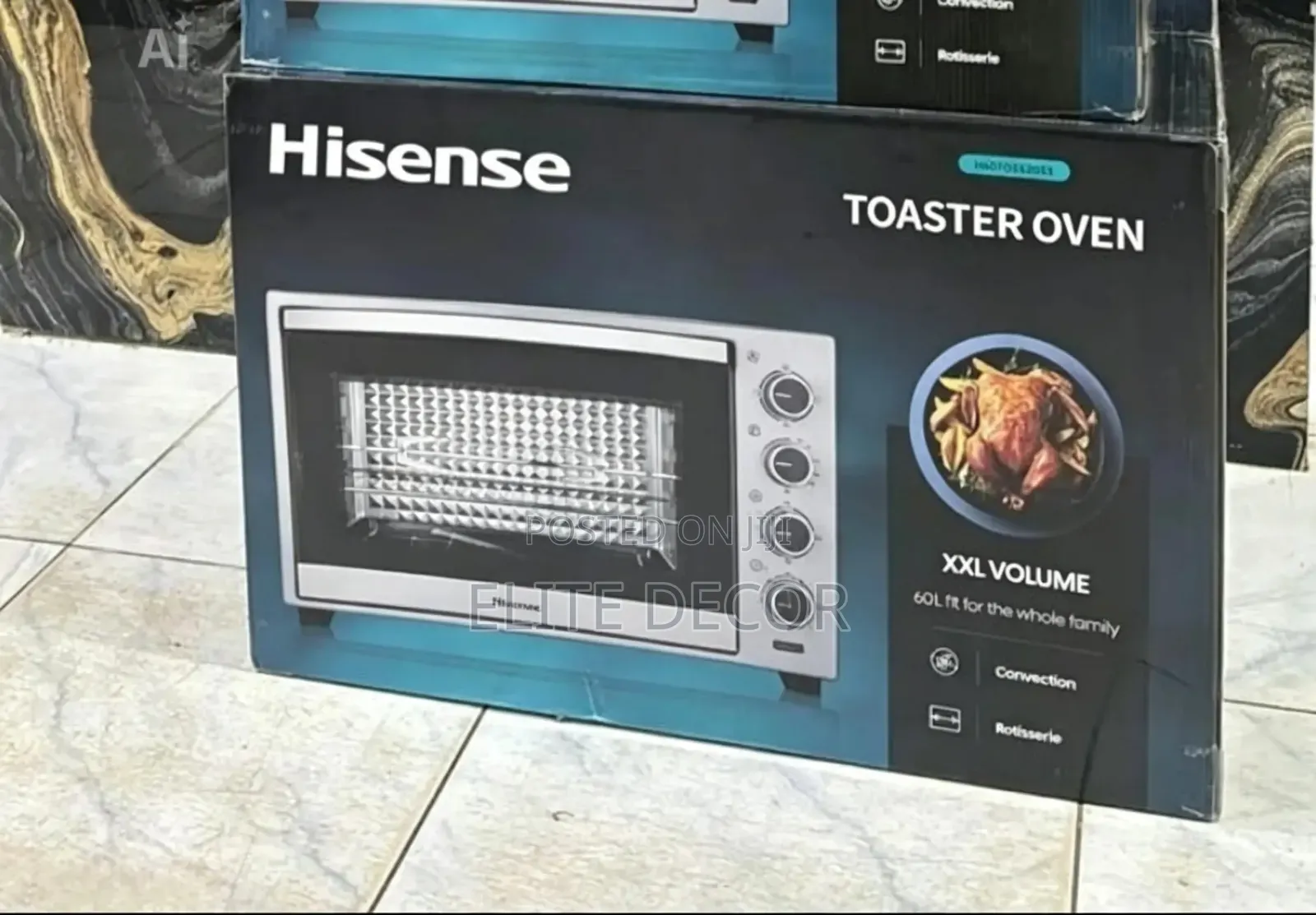 Hisense 60L Electric Commercial Toaster Oven – Convection Fan