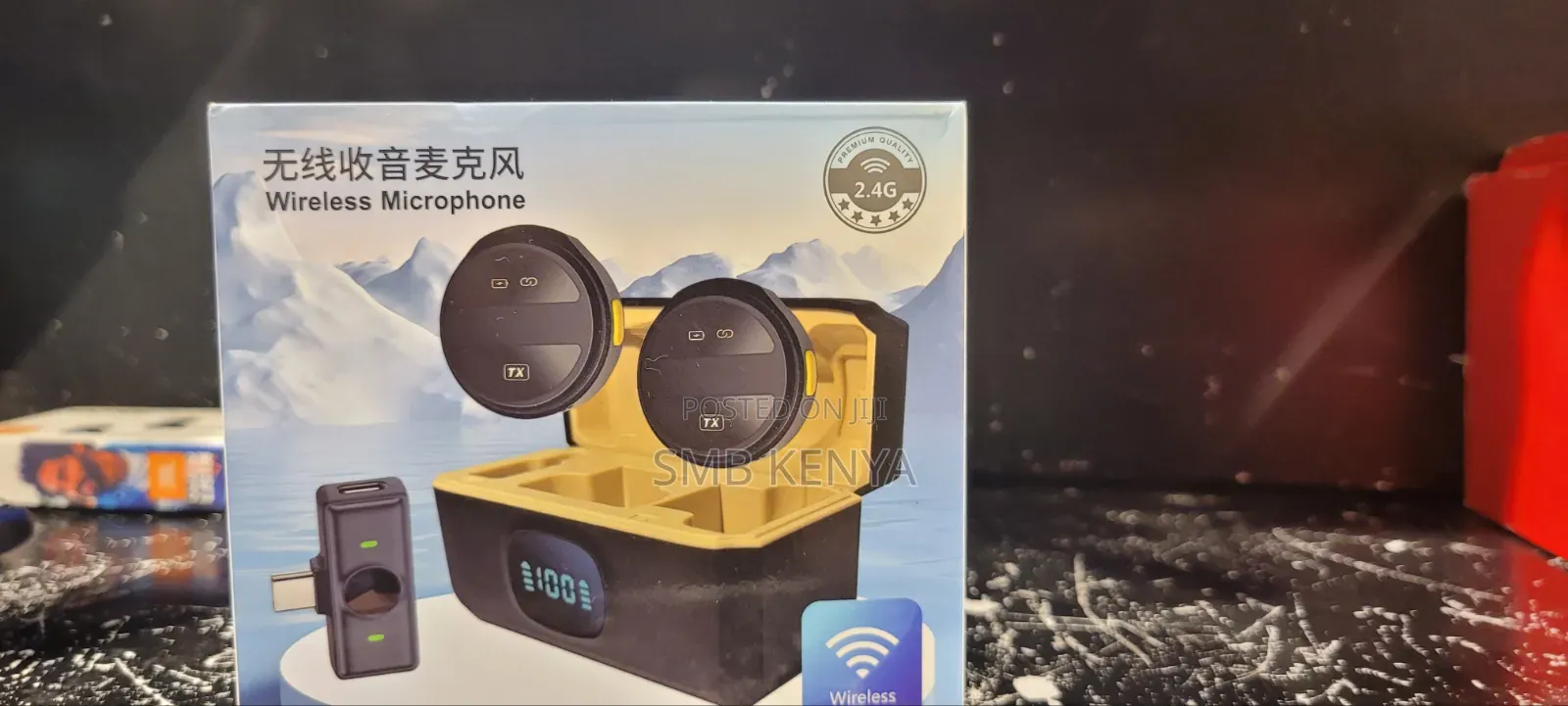 Professional Dual Wireless Microphone for Video Recording