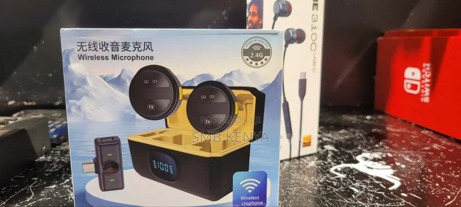 Professional Dual Wireless Microphone for Video Recording