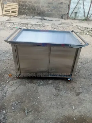 Fabricated Stainless Steel Kitchen Cabinet Trolley