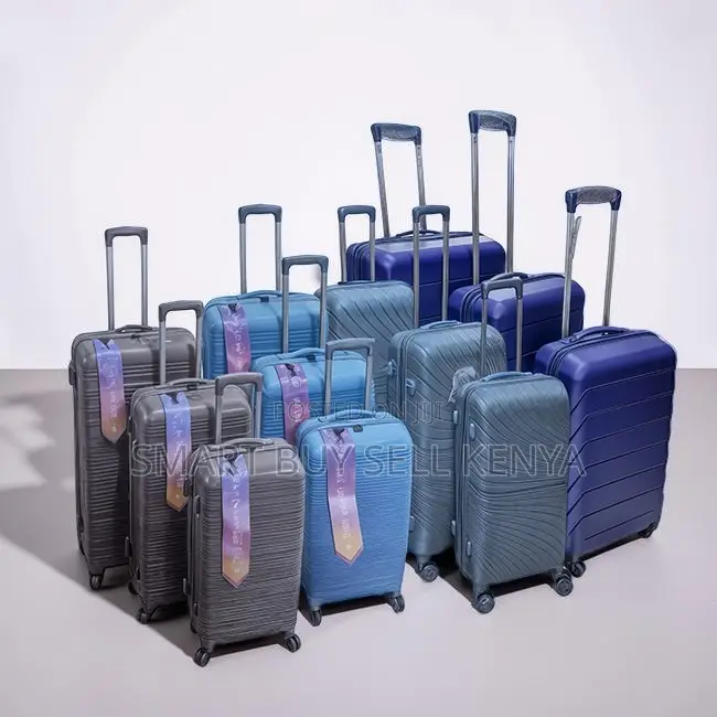 Hard Outer Shell 3 in 1 Unbreakable Rubber Suitcase Briefcase Bags