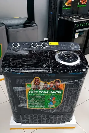 Syinix 10kg Twin Tub Design for Faster Washing Spinning
