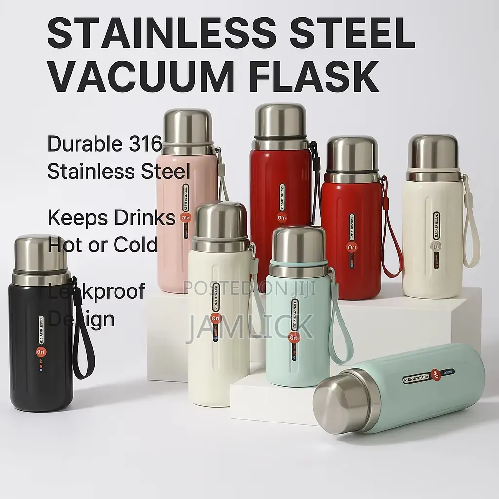 600ml Stainless Steel Vacuum Flask - Hk