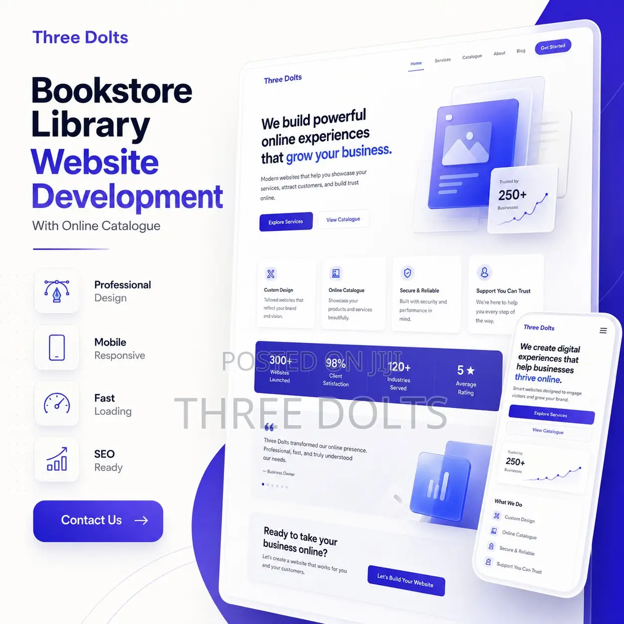 Bookstore Library Website Development With Online Catalogue