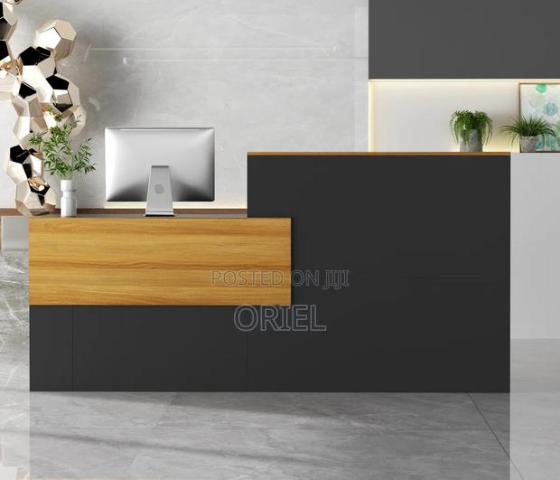 Office Reception Desk :L-Shaped Reception Desk With Lockable Drawers - thumbnail 13