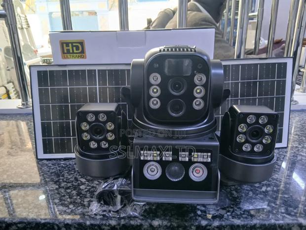 Tripple Lens Solar Camera With Double Panels - thumbnail 2