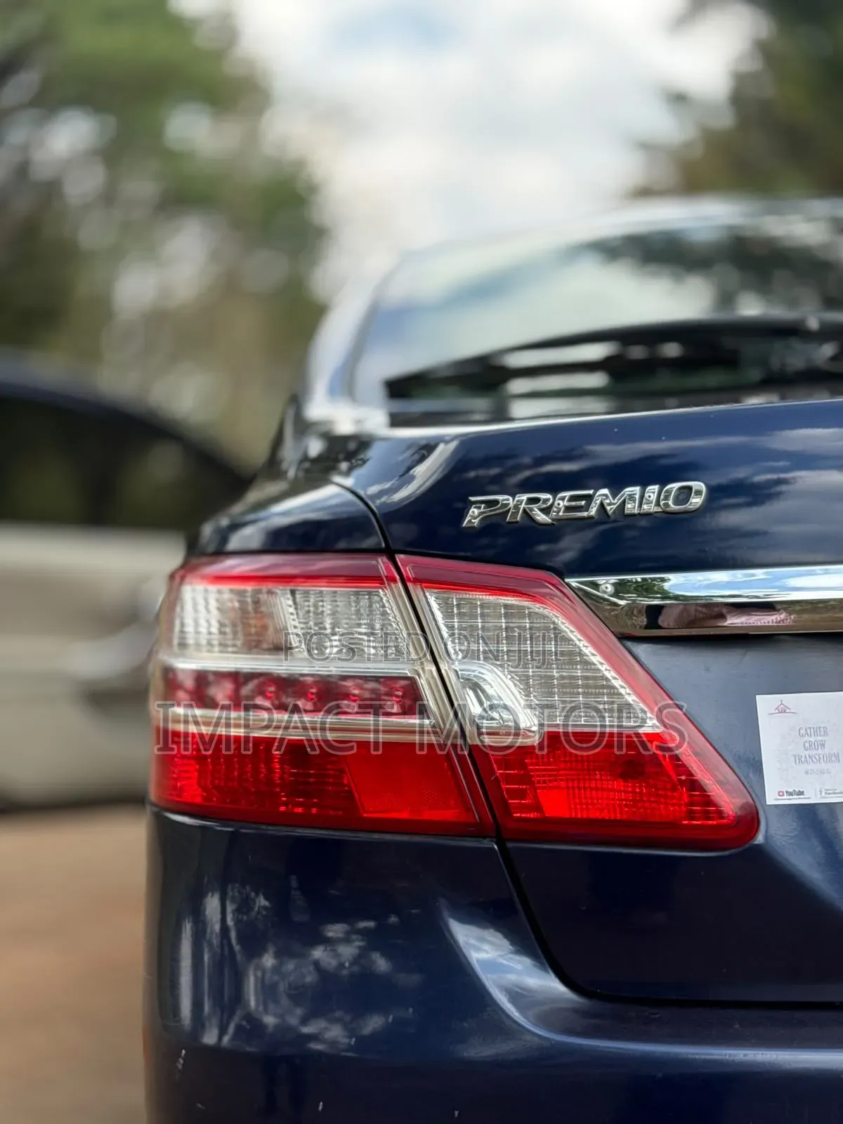 Toyota Premio 1.5 FWD 2010 Blue