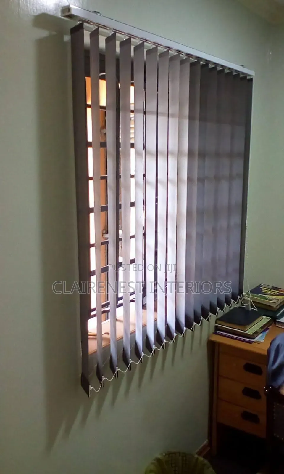 Modern Comfort, Sleek, Vertical Office Blinds