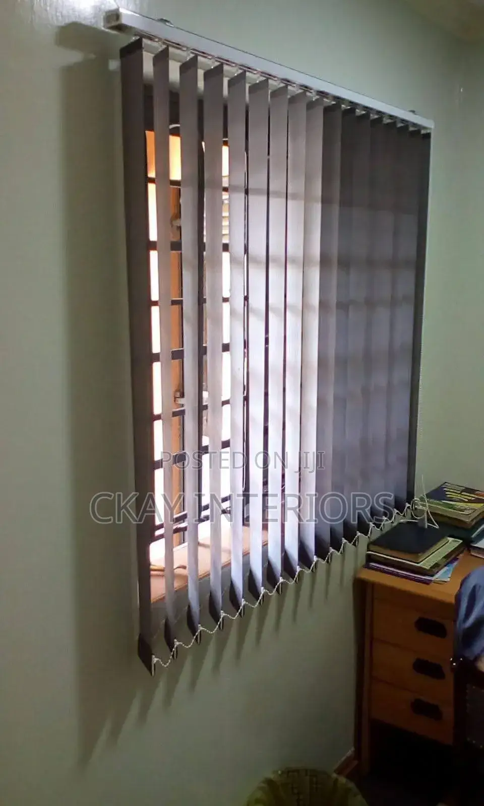 Modern Comfort, Sleek, Vertical Office Blinds
