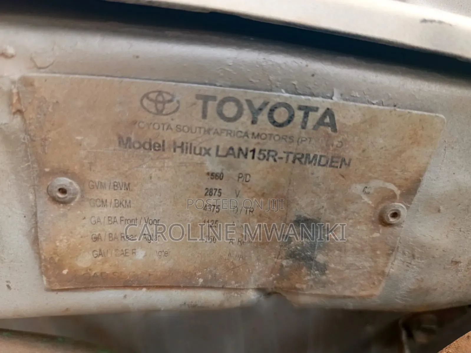 Toyota Hilux 2006 Brown