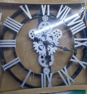 4 Gear Roman Vintage Wall Clock – 40cm - EV