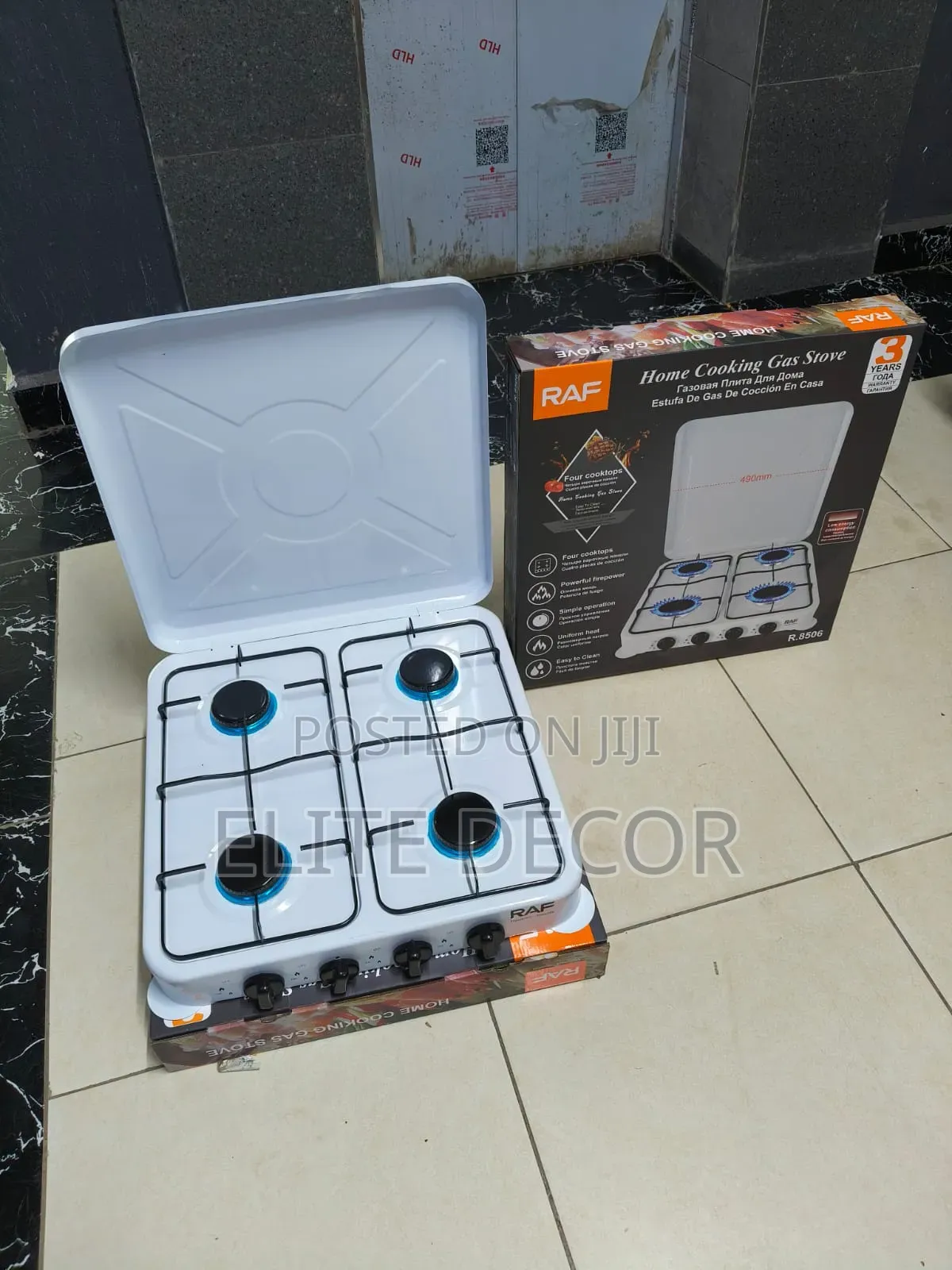 Raf Table Top Gas Cooker 4 Burners – High Performance Kitchen Stove
