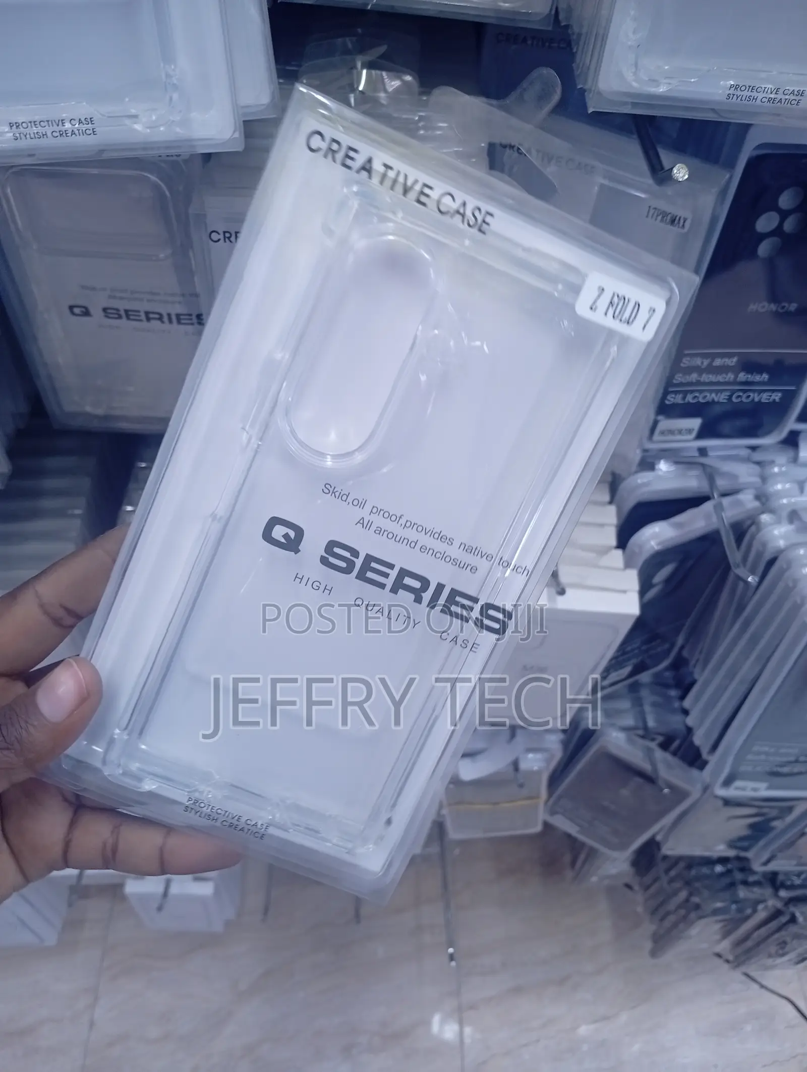 Samsung Galaxy Z Fold 7 Clear TPU Layout Casing