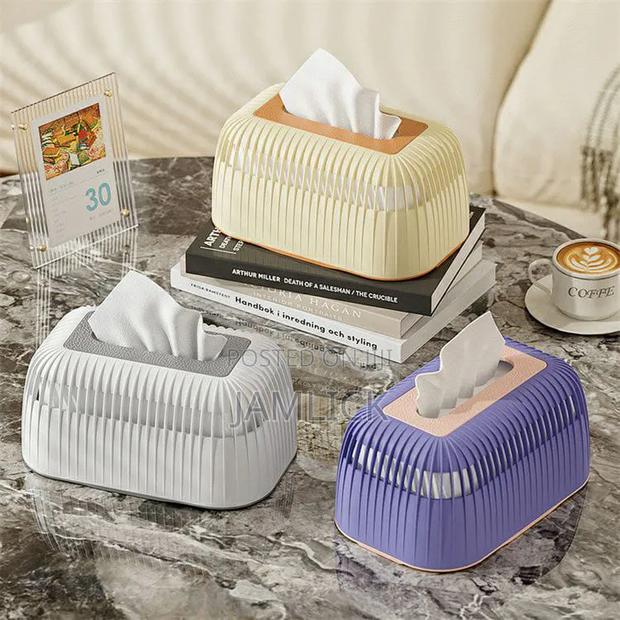 Striped Tissue/Serviette Box - Ev