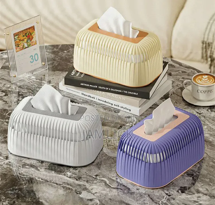 Striped Tissue/Serviette Box - Ev