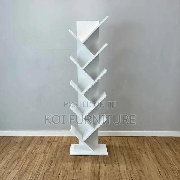 Storage Unit; Tree Alte Wooden Book Storage Shelf Rack - thumbnail 4
