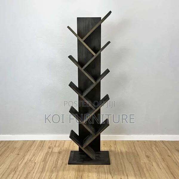 Storage Unit; Tree Alte Wooden Book Storage Shelf Rack - thumbnail 5