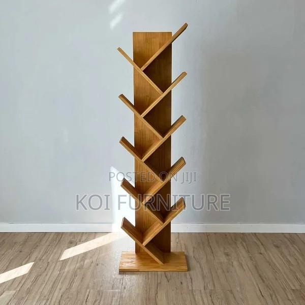 Storage Unit; Tree Alte Wooden Book Storage Shelf Rack - thumbnail 8