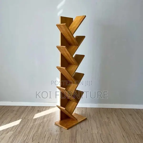 Storage Unit; Tree Alte Wooden Book Storage Shelf Rack