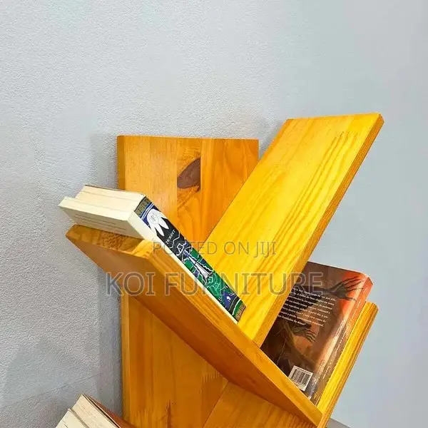 Storage Unit; Tree Alte Wooden Book Storage Shelf Rack